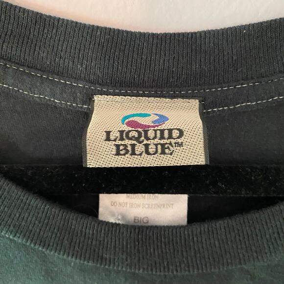 Liquid Blue Led Zeppelin Purple Black Tie-Dye Short Sleeve Tee T-Shirt Men's 4X - Picture 2 of 11